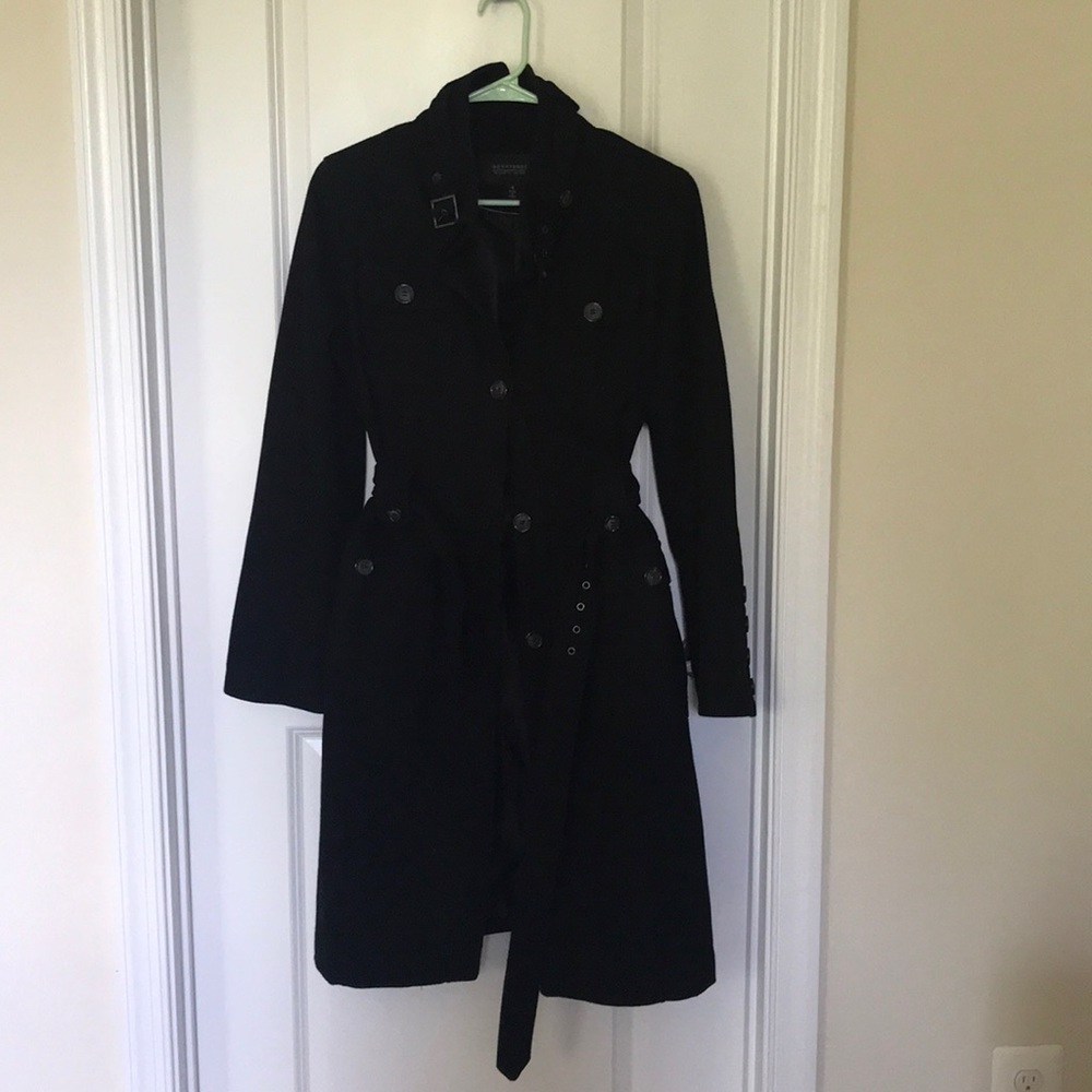 Black trench coat